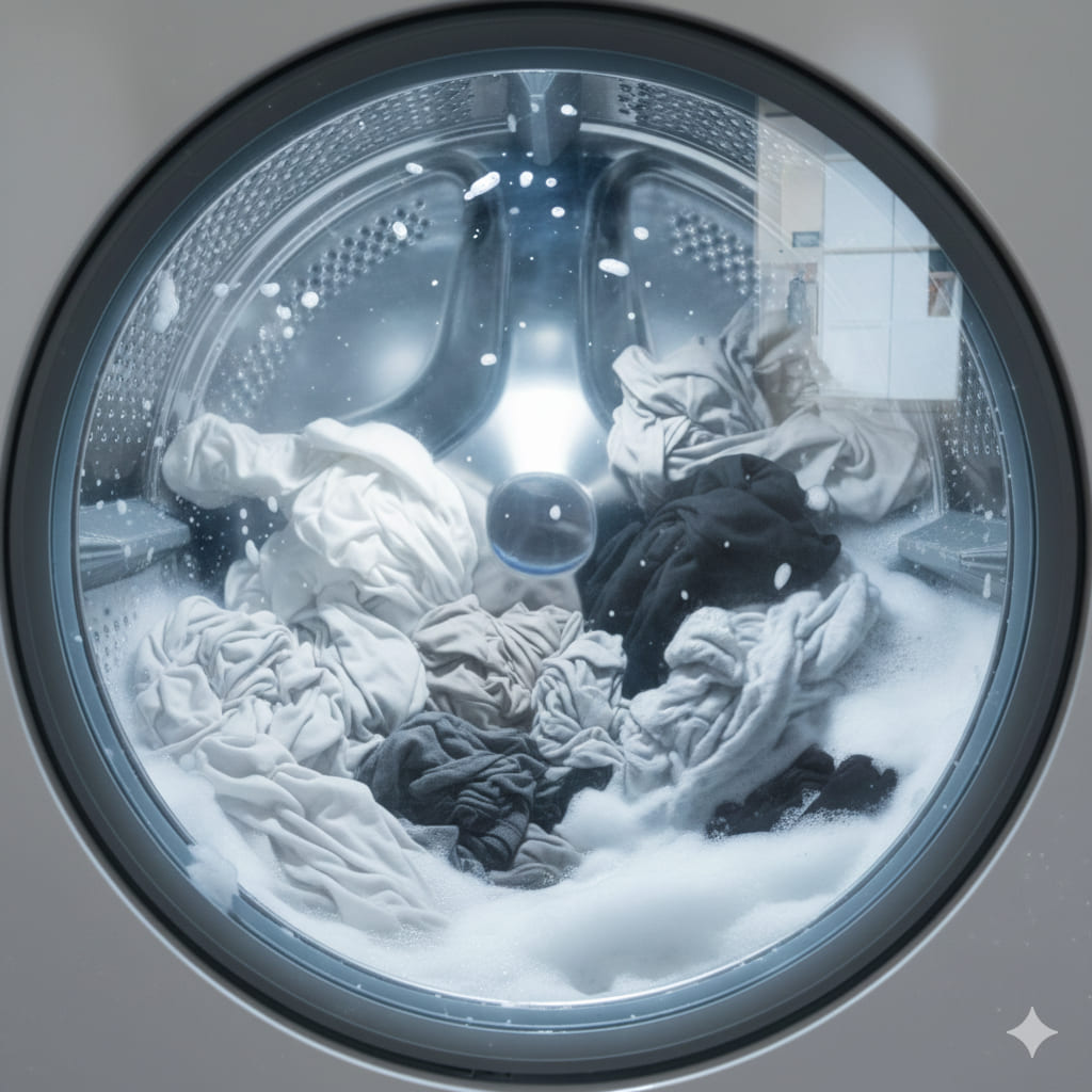 Clothes washing in a washing machine